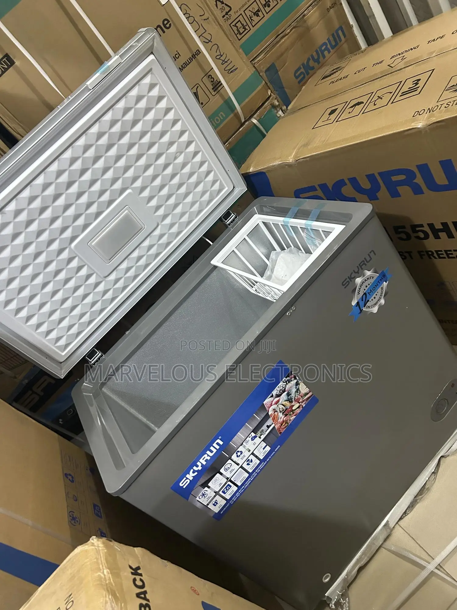 Brand New Copper Engine Super Cooling Skyrun 250litters Chest Freezer