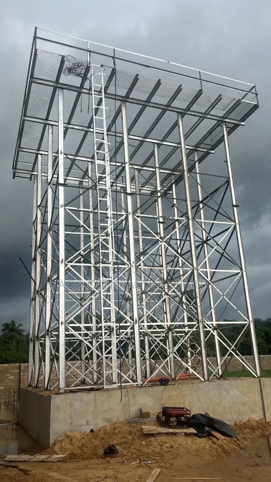 Industrial Water Stanchion Fabrication, Steel Expert