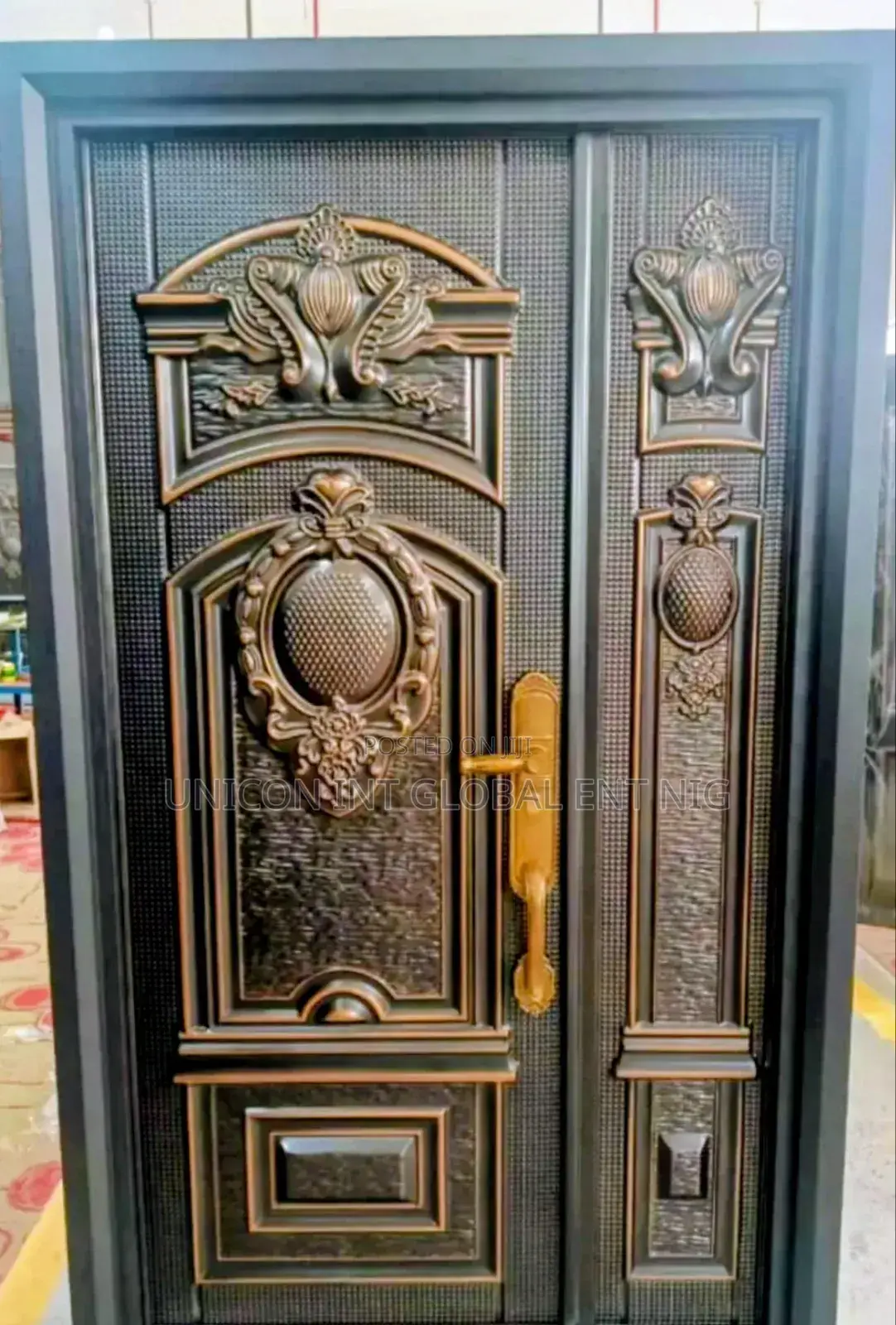 Copper Cast Security Door