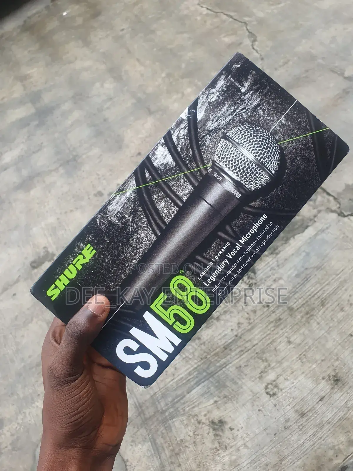 Original Shure Sm58 Vocal Microphone
