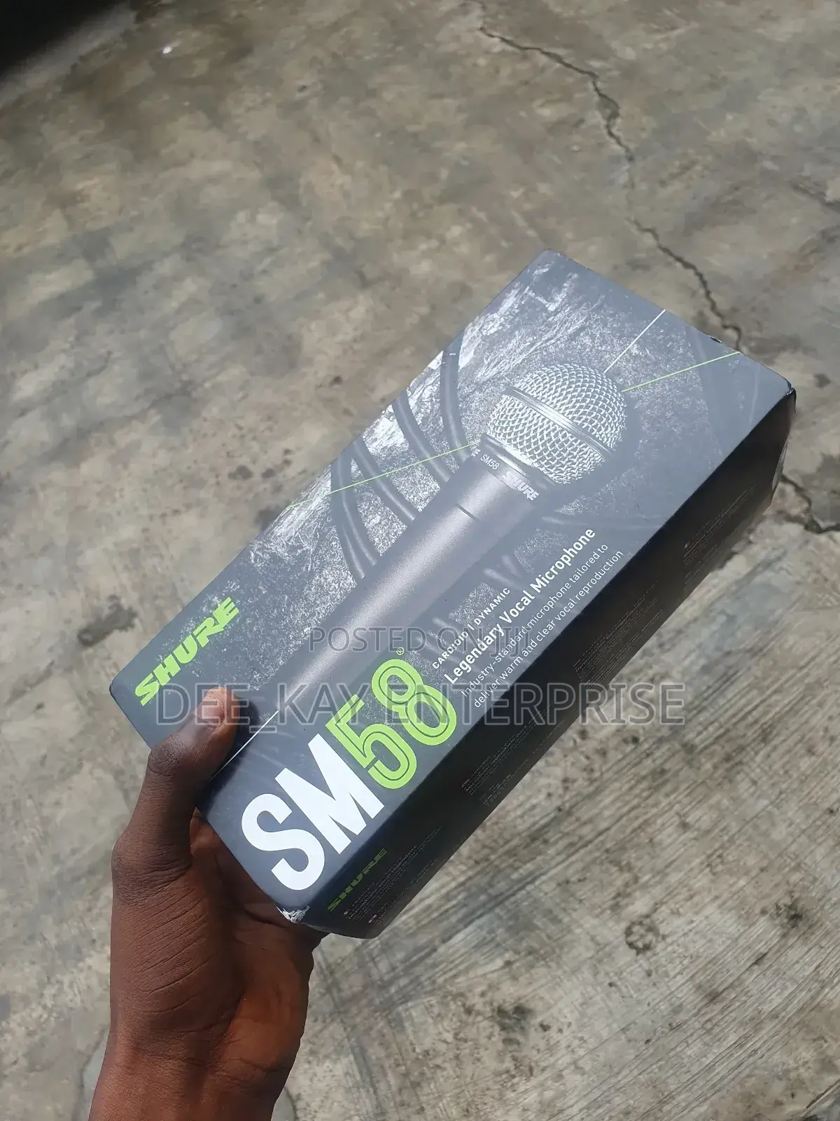 Original Shure Sm58 Vocal Microphone