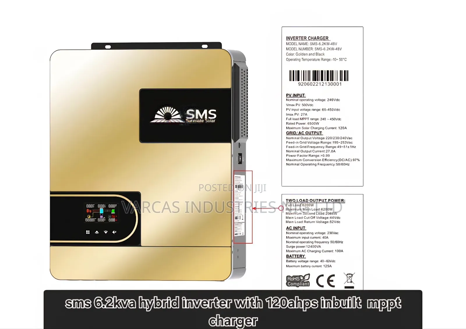 SMS 6.2kva Hybrid Inverter