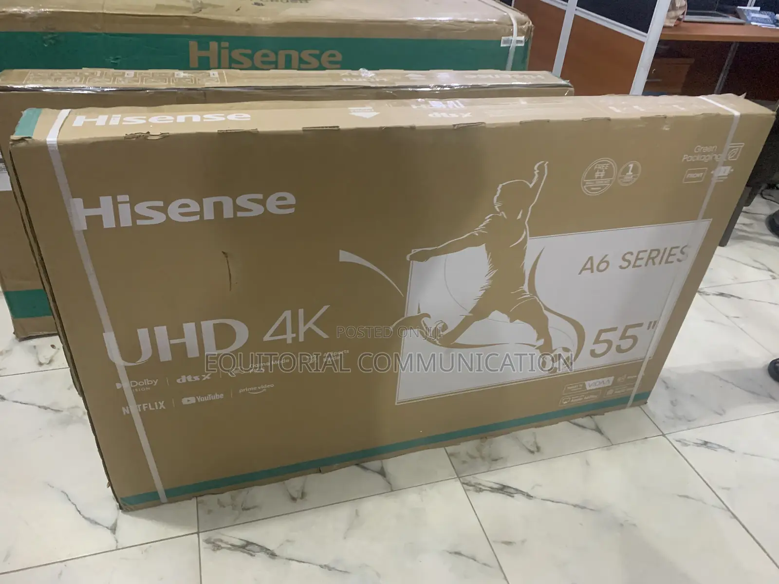 Original Hisense 55 Inches Smart Tv – Great Picture