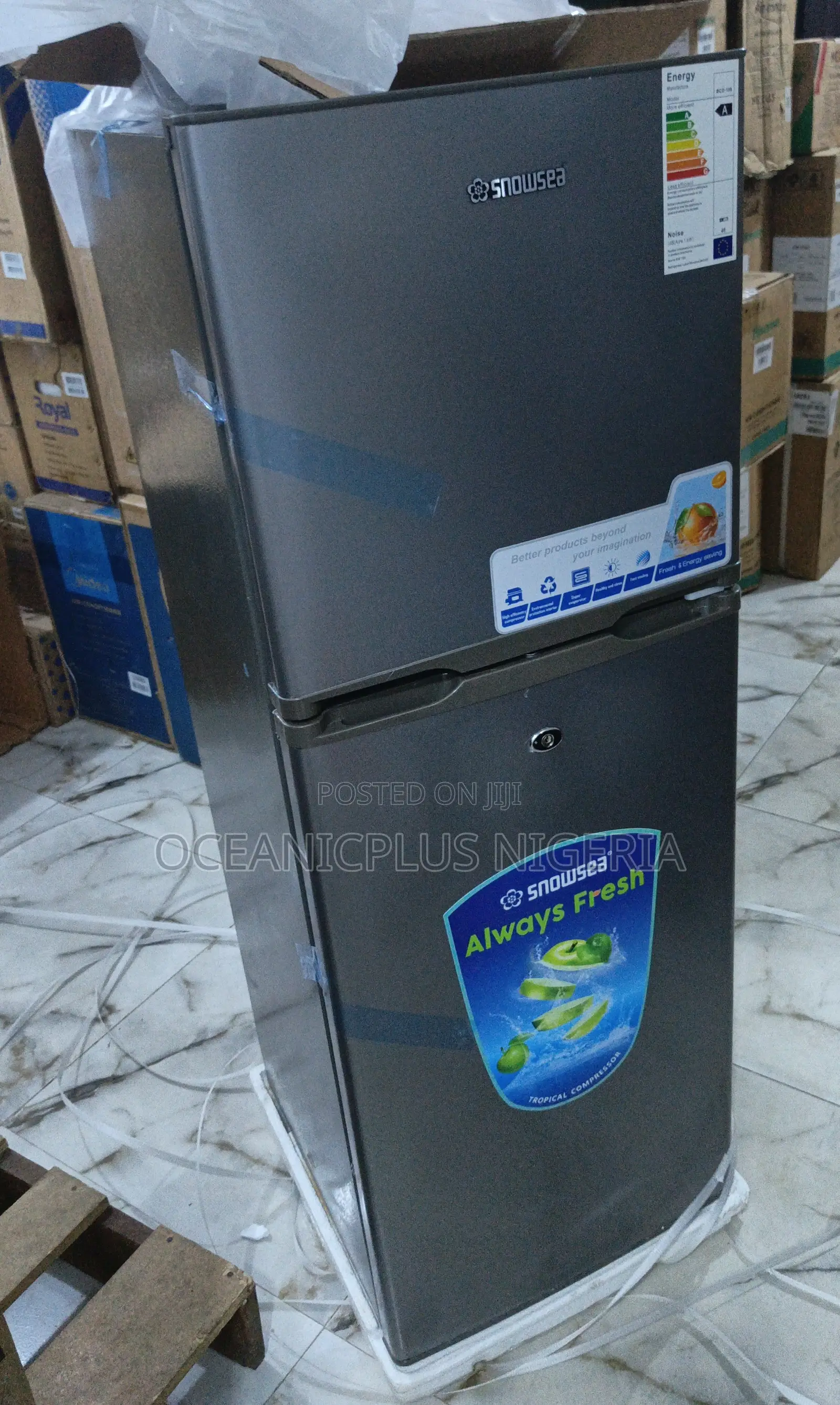Excellent Snowsea 150liter Double Door Refrigerator (Bcd 198)