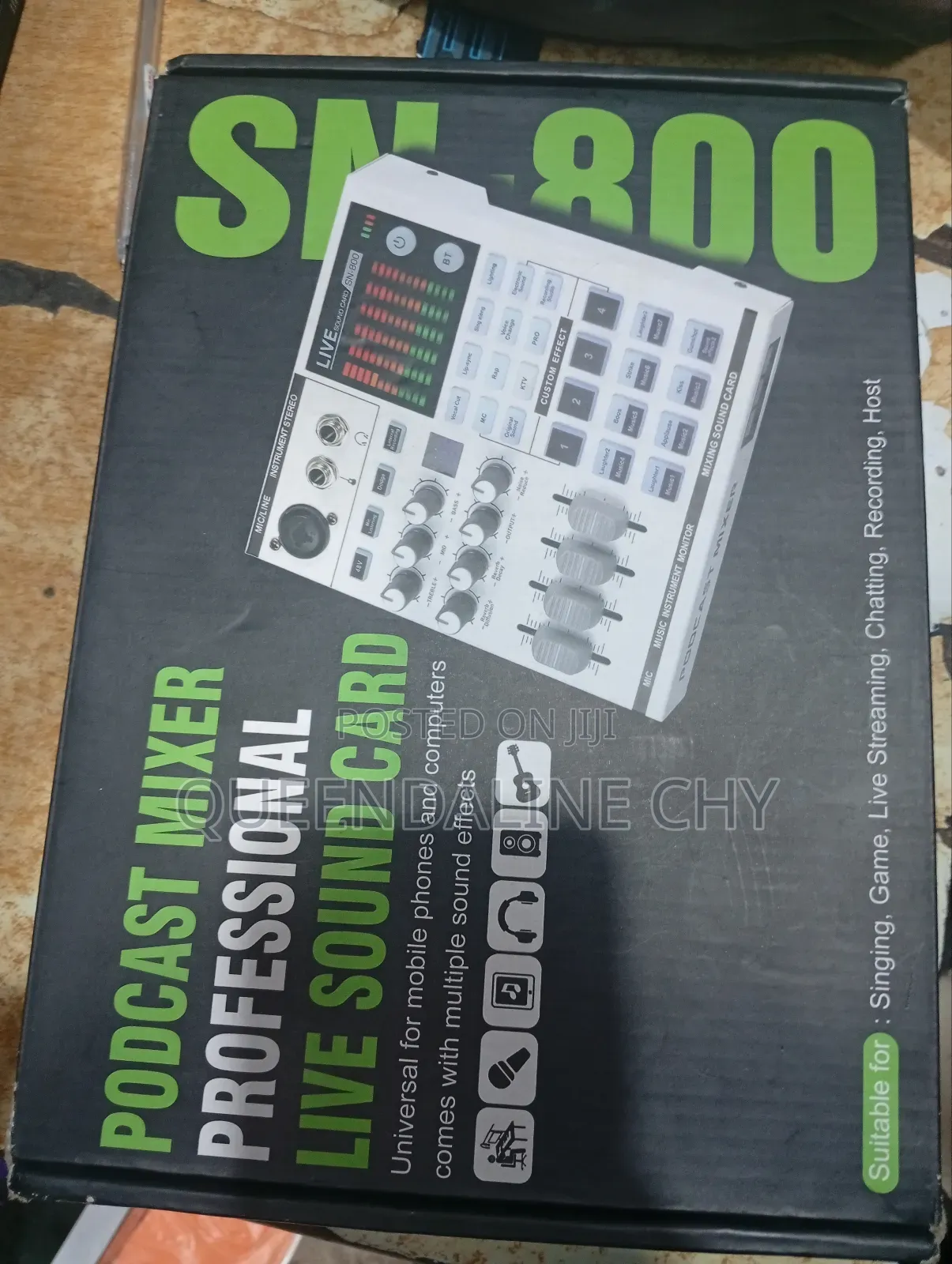 Podcast Mixer Professional Live Soundcard