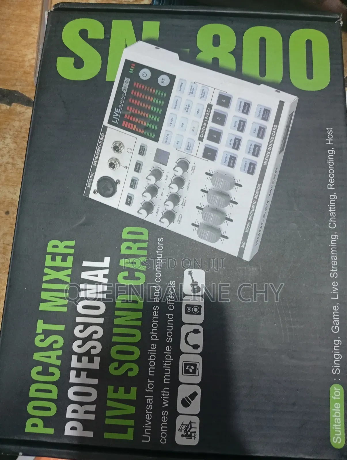 Podcast Mixer Professional Live Soundcard