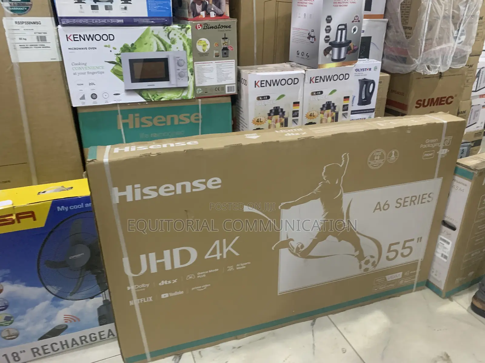 Hisense 55" Smart Uhd Tv – Netflix, Youtube, 3 Hdmi Ports, 2 Usb
