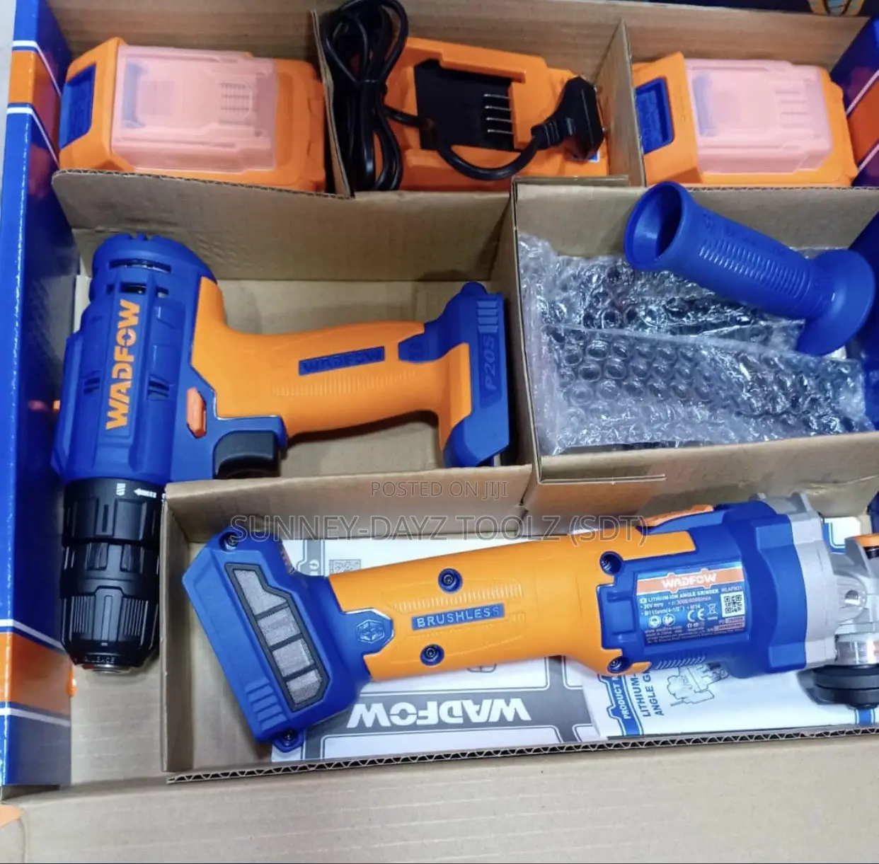 Wadfow Cordless Drill and Cordless Grinder