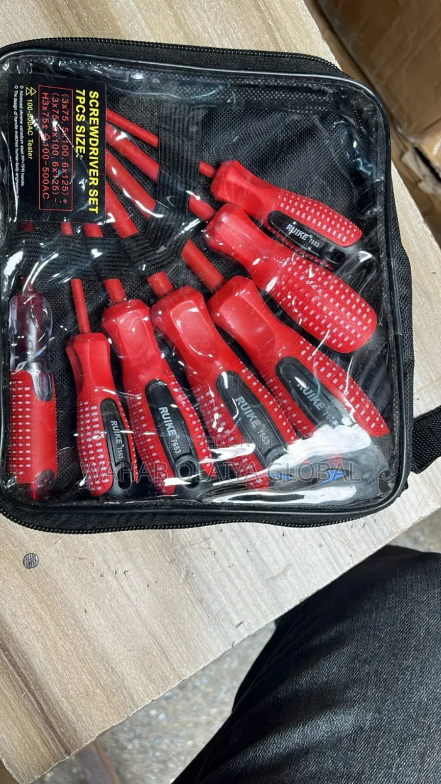 7pcs Insulated Screwdriver Set – Safe for Electrical Work