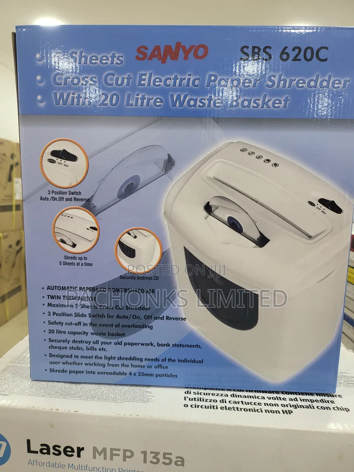 Sanyo Shredder Sbs620