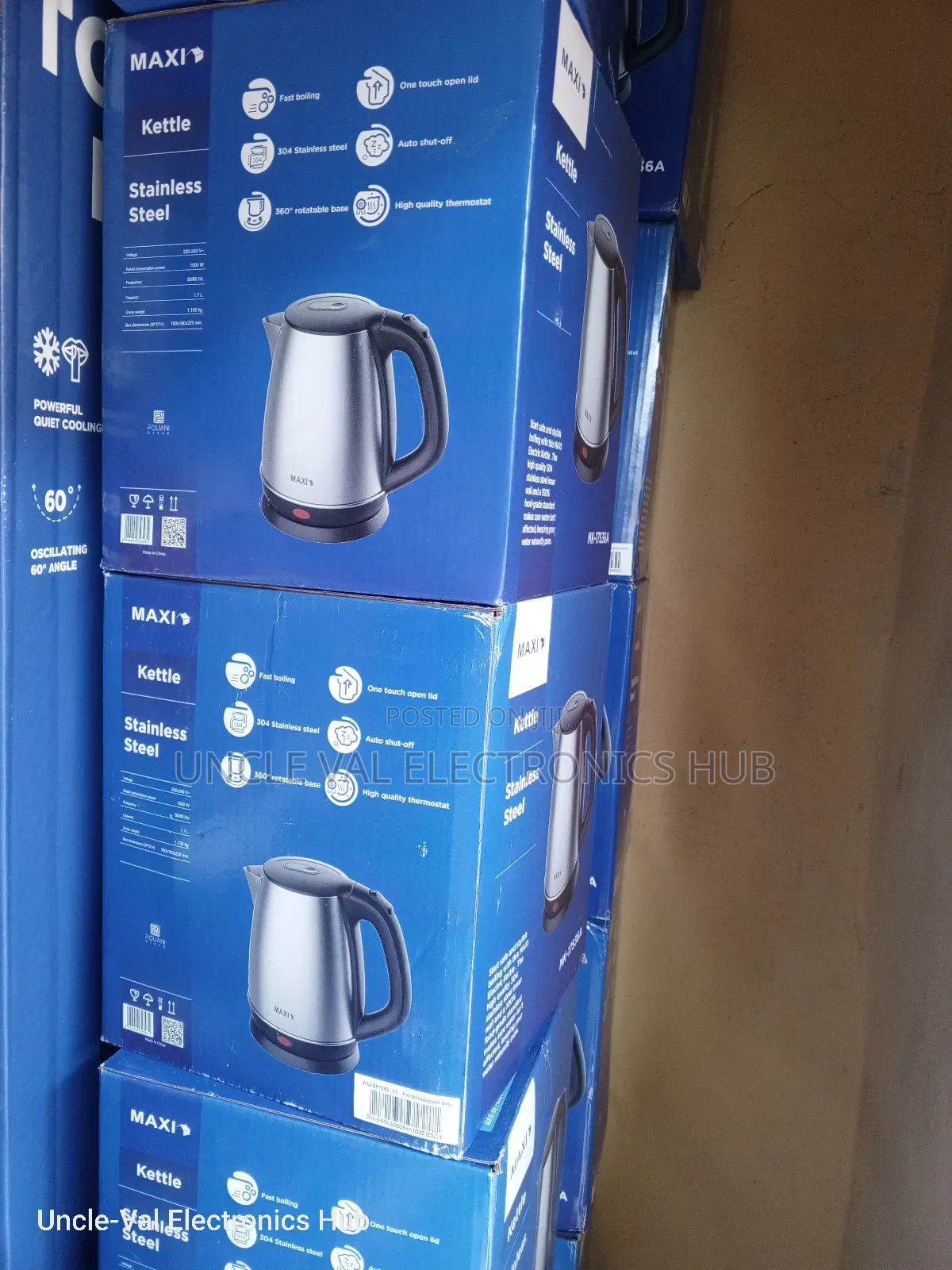 Maxi Stainless Electric Kettle