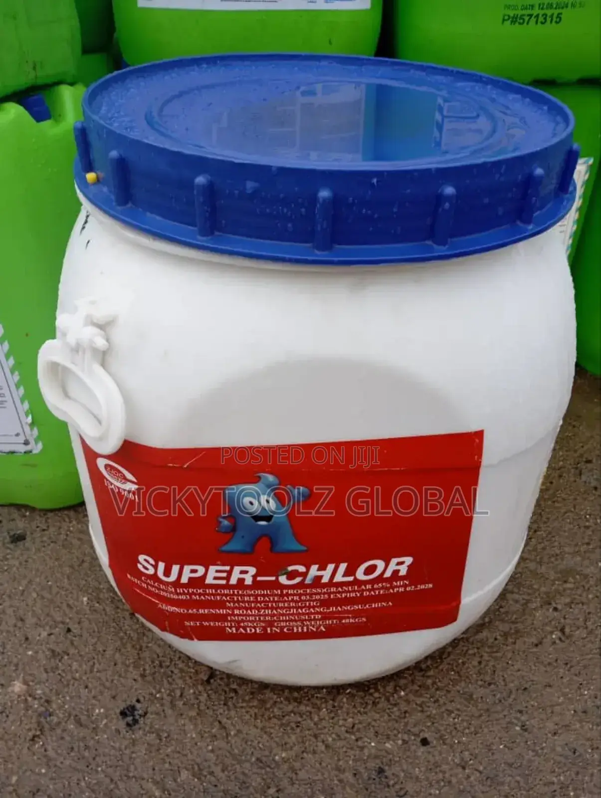 Super-Chlor Calcium Hypochlorite (Hydrated Mixture)