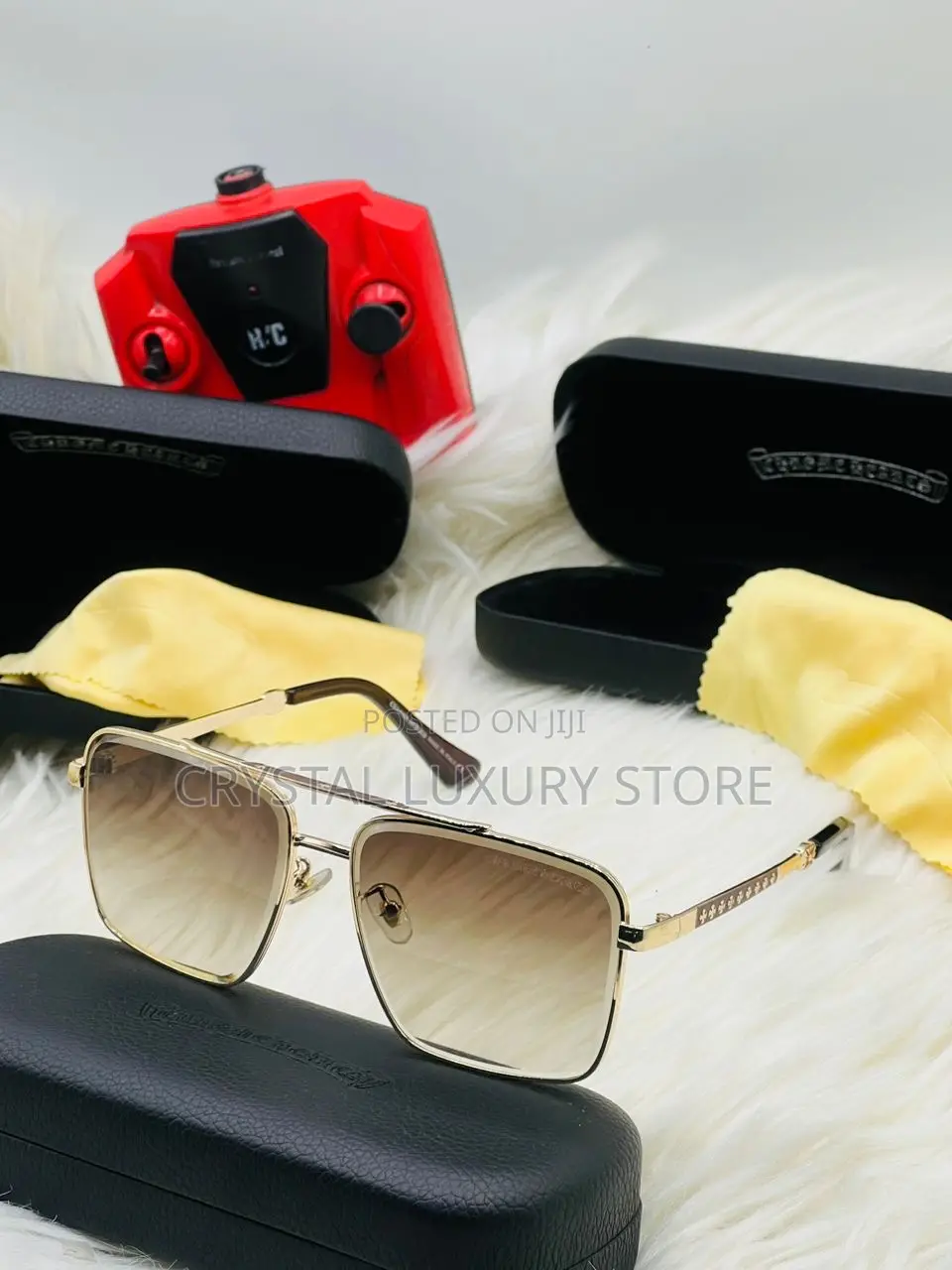 Chrome Hearts Quality Luxury Men Sunglasses