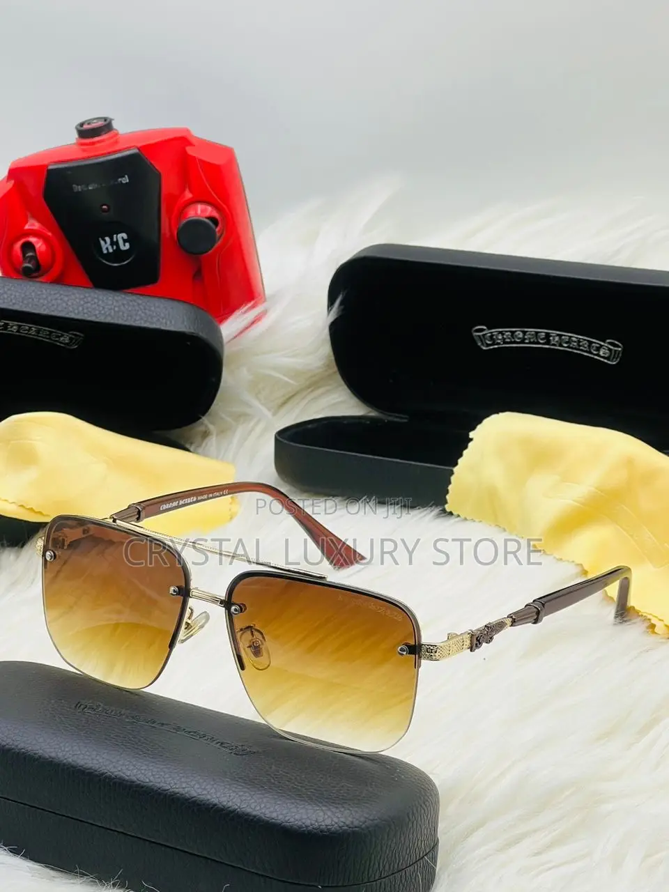 Chrome Hearts Quality Luxury Men Sunglasses