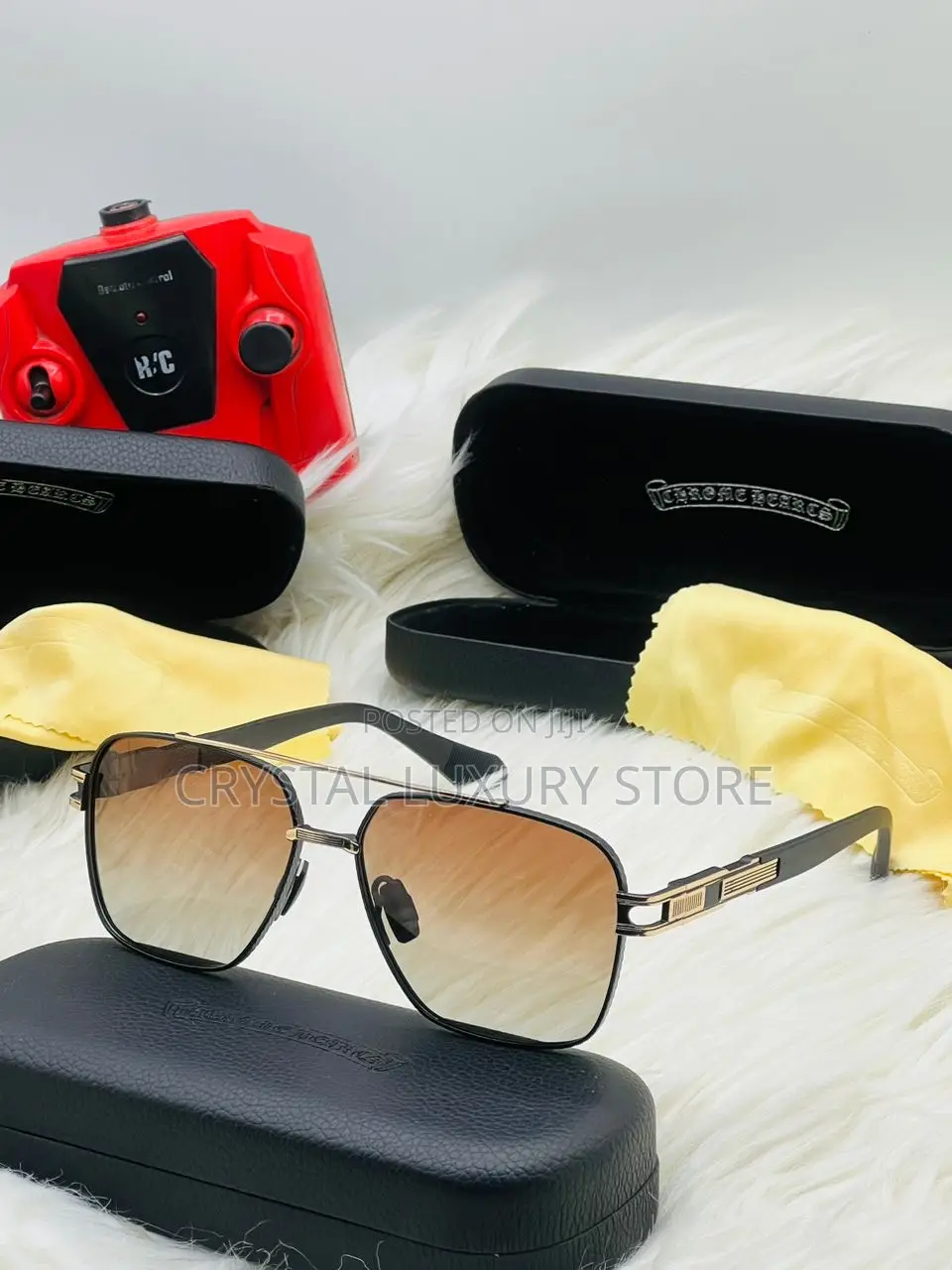 Chrome Hearts Quality Luxury Men Sunglasses