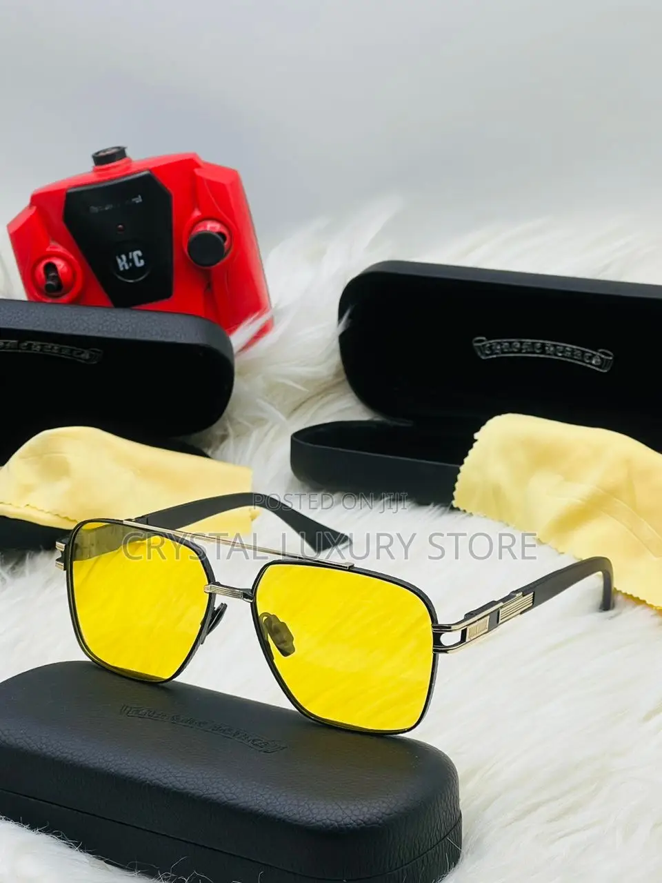 Chrome Hearts Quality Luxury Men Sunglasses