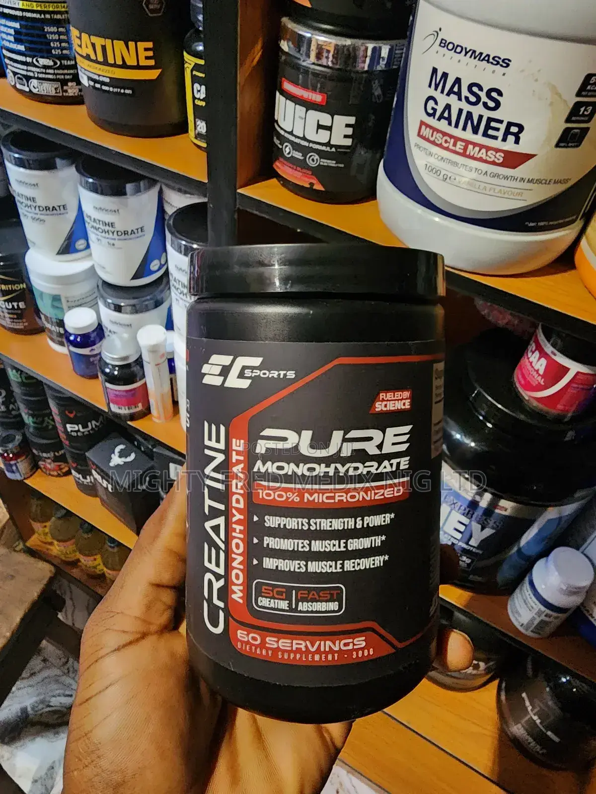 Ec Sport Pure Creatine Monohydrate Powder