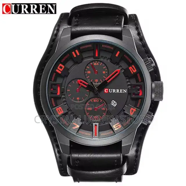 Curren Quality Luxury Men Genuine Leather Wristwatch