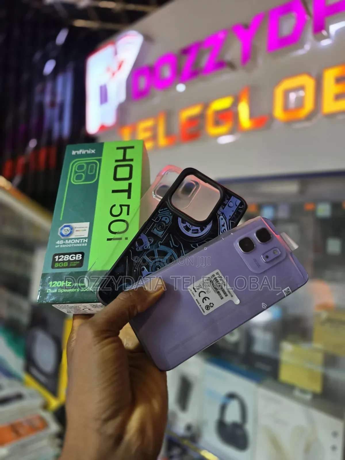 Infinix Hot 50i 128 GB Purple