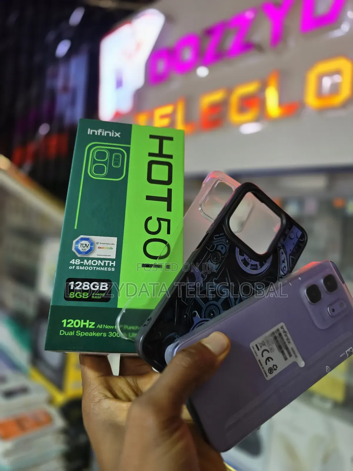 Infinix Hot 50i 128 GB Purple