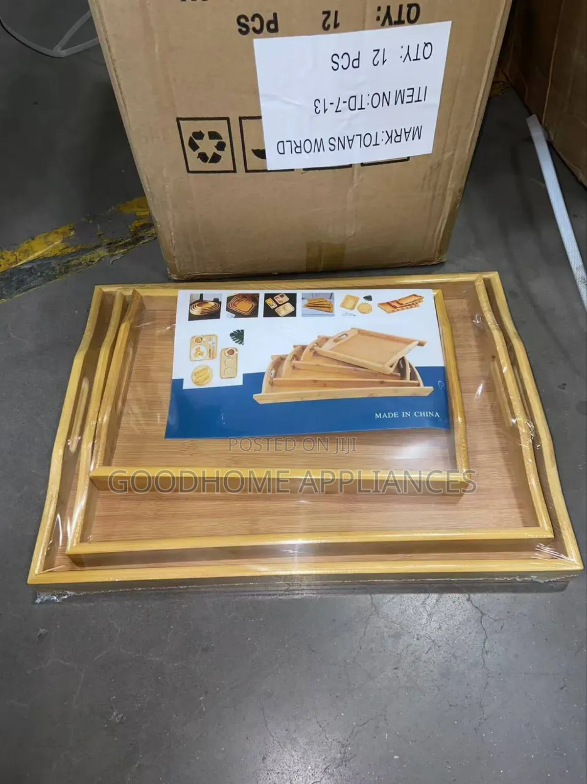 3 in 1 Wooden Tray