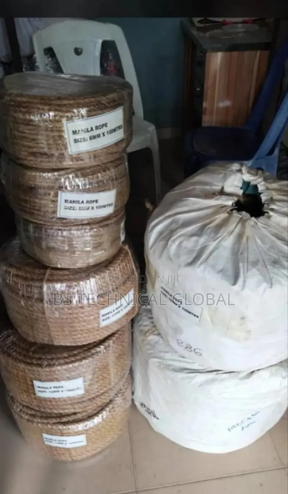 Sisal Manila Rope 6mm X100m