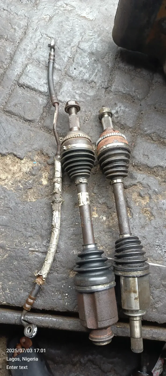 Front Shaft Ford Edge 07 - 2014