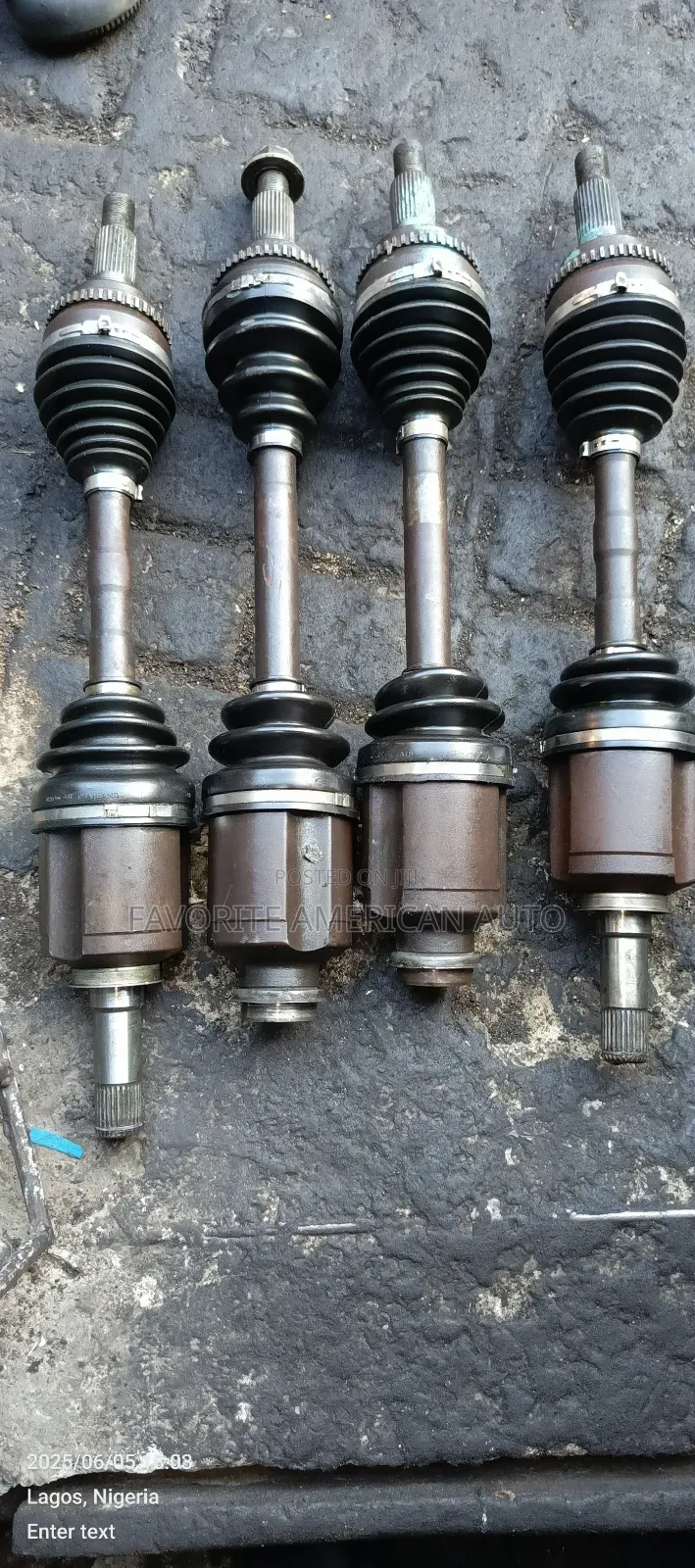 Front Shaft Ford Edge 07 - 2014
