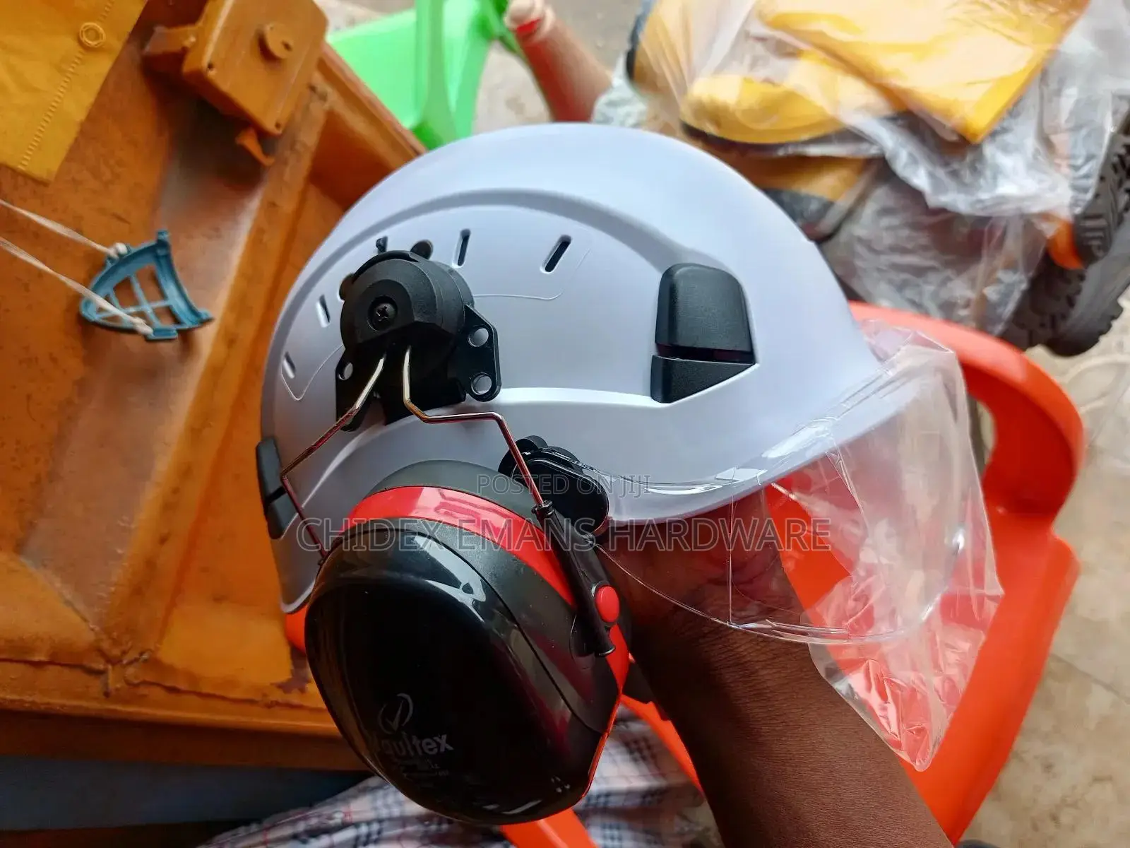Safety Hard Hat Helmet With Accessories