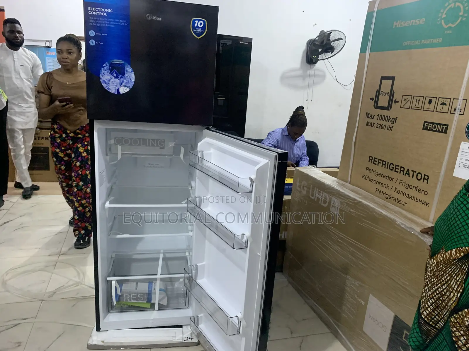 Midea 266l Double Door Top Freezer Refrigerator