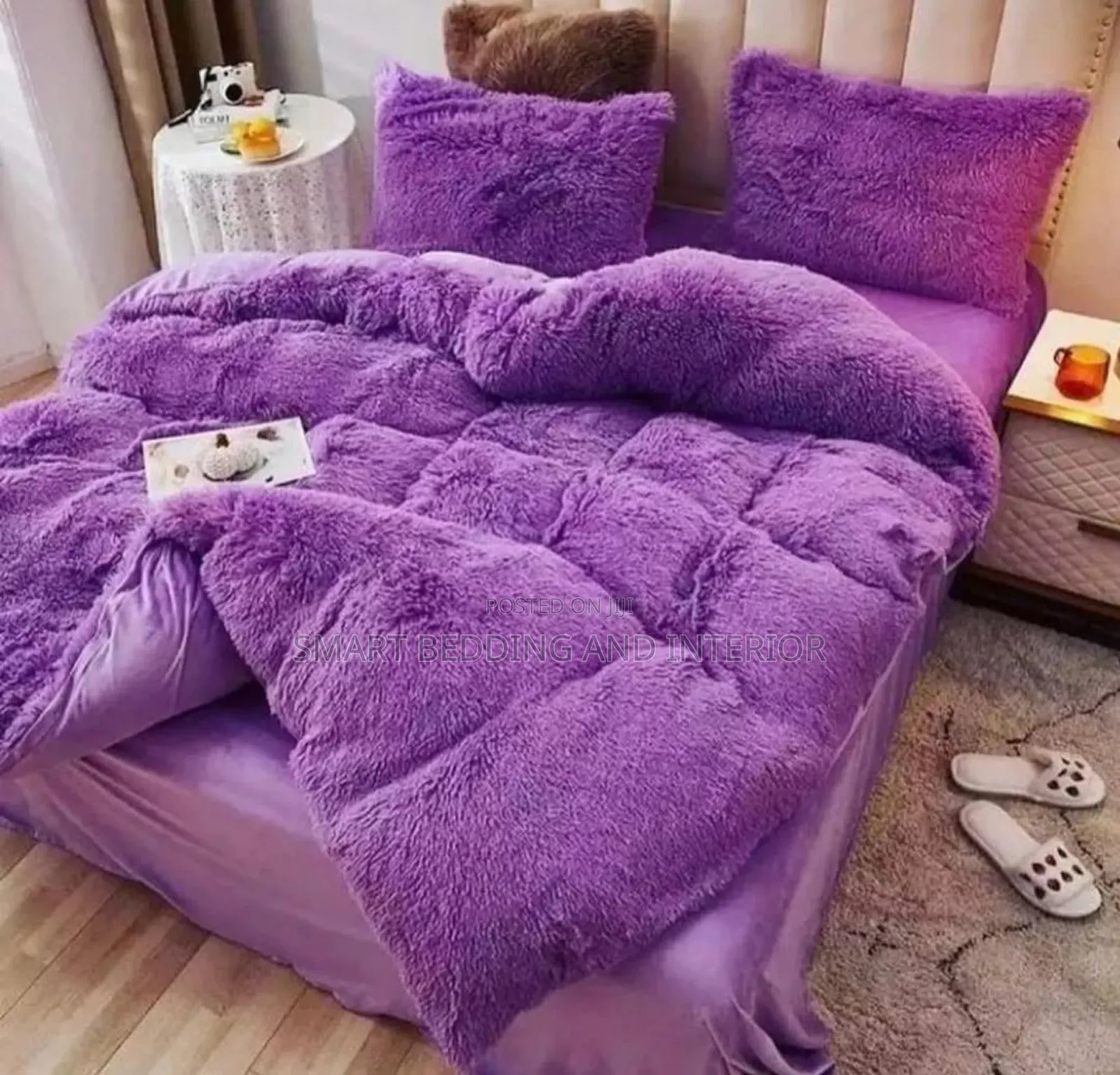 Purple  Fur Cotton