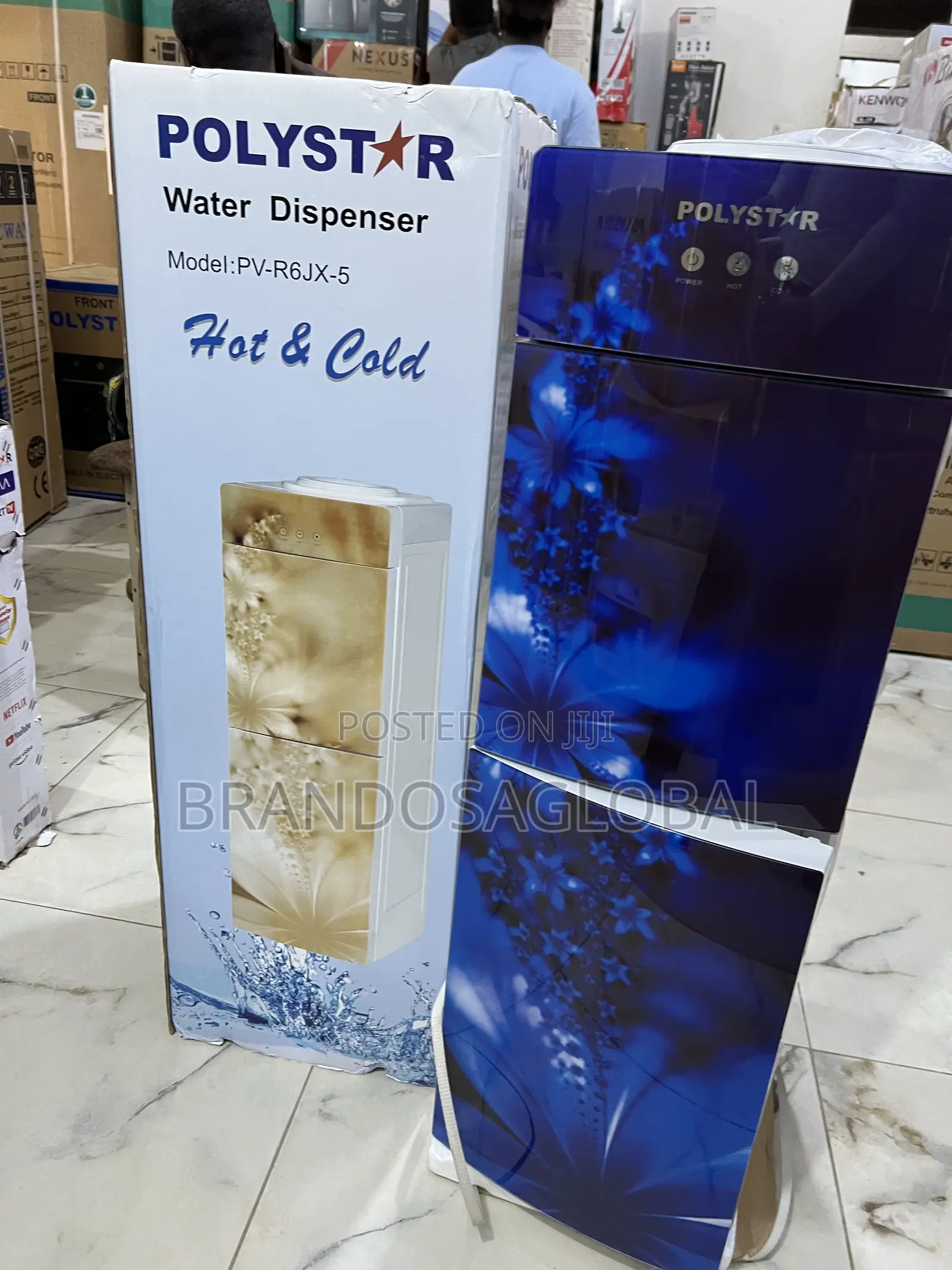 Original Polystar Pv-R6jx-5ffb Hot Cold Standing Dispenser