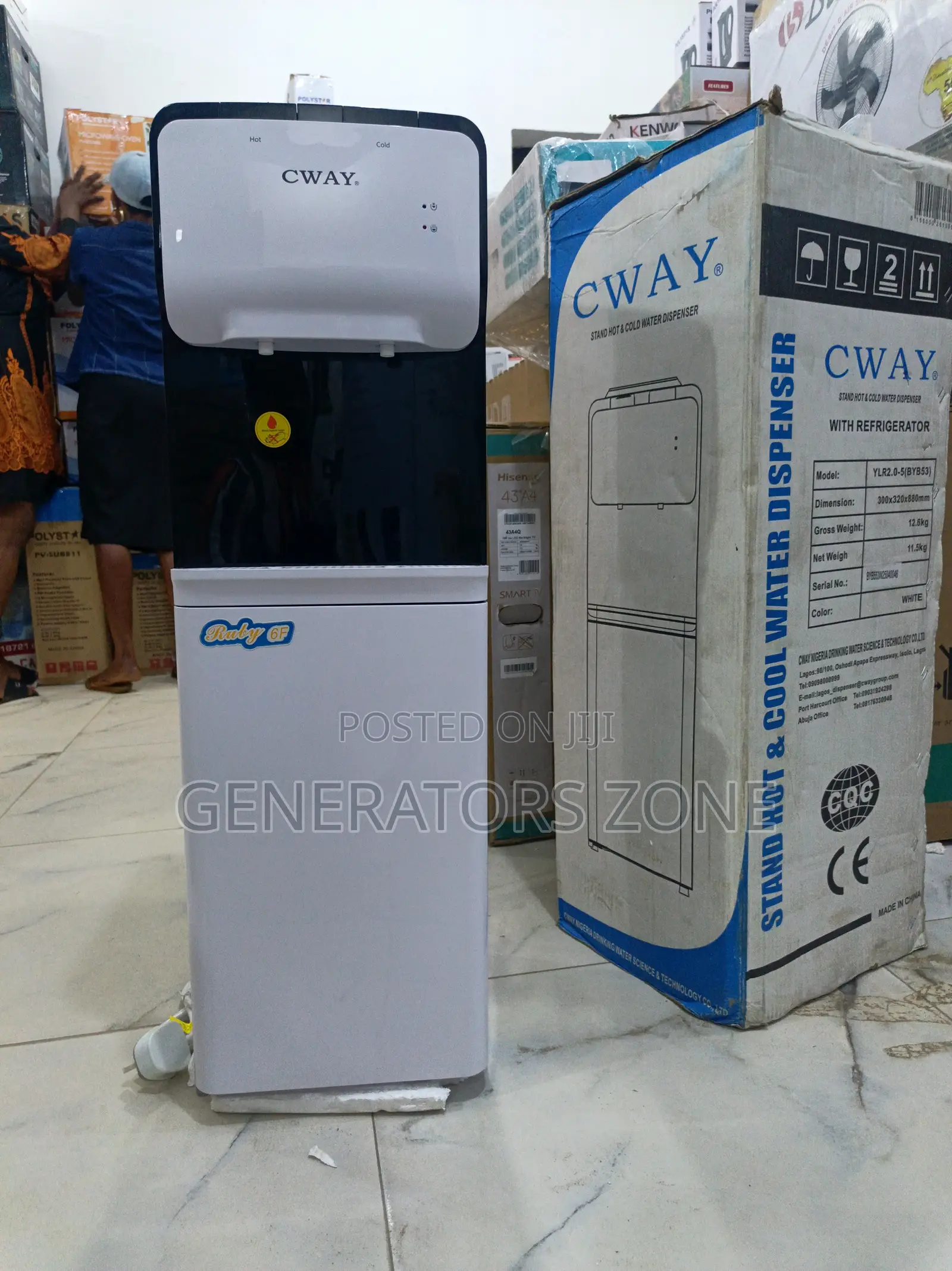 Cway Ylr2.0-5(Byb53) Water Dispenser for Instant Hot Cold Water