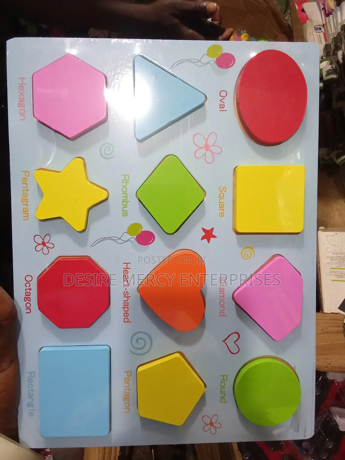Numbers Shapes Capital Letters Small Letters on Board