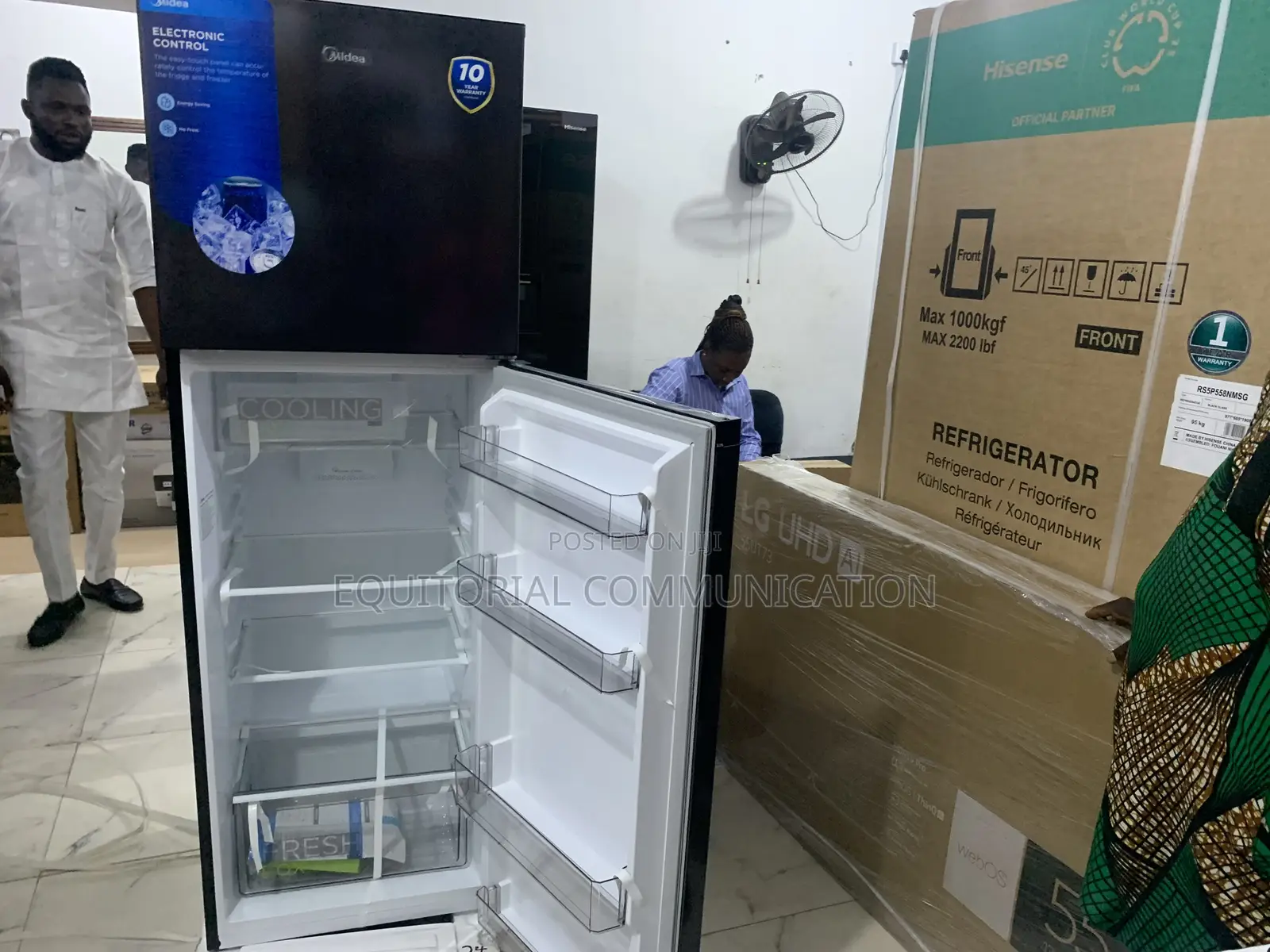 Midea Top Mount Refrigerator – Smart Cooling, 266l