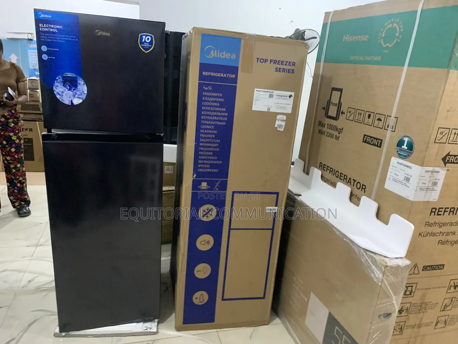 Midea Electronic Control Fridge With Fast Cooling