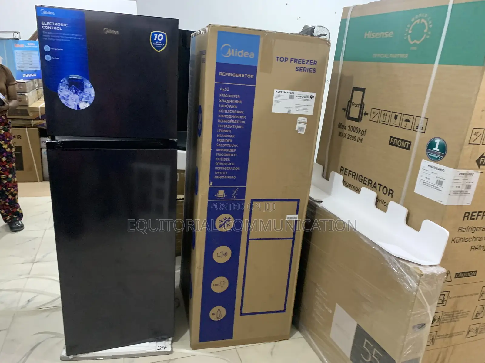Midea 266l Net Capacity Refrigerator With Freezer