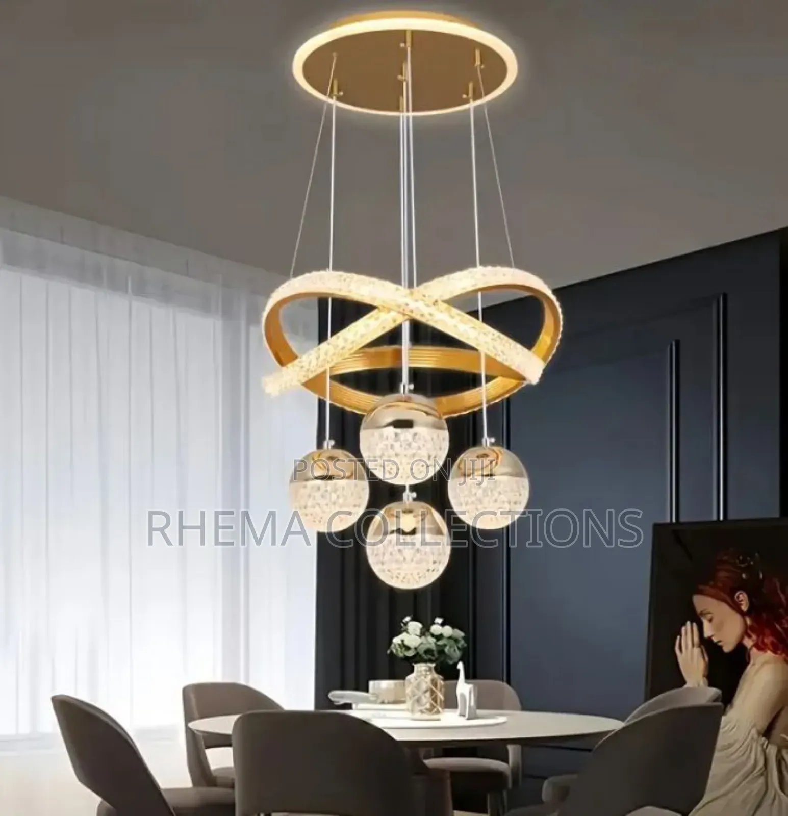 Modern Design Pendant Chandelier Light With Remote Control