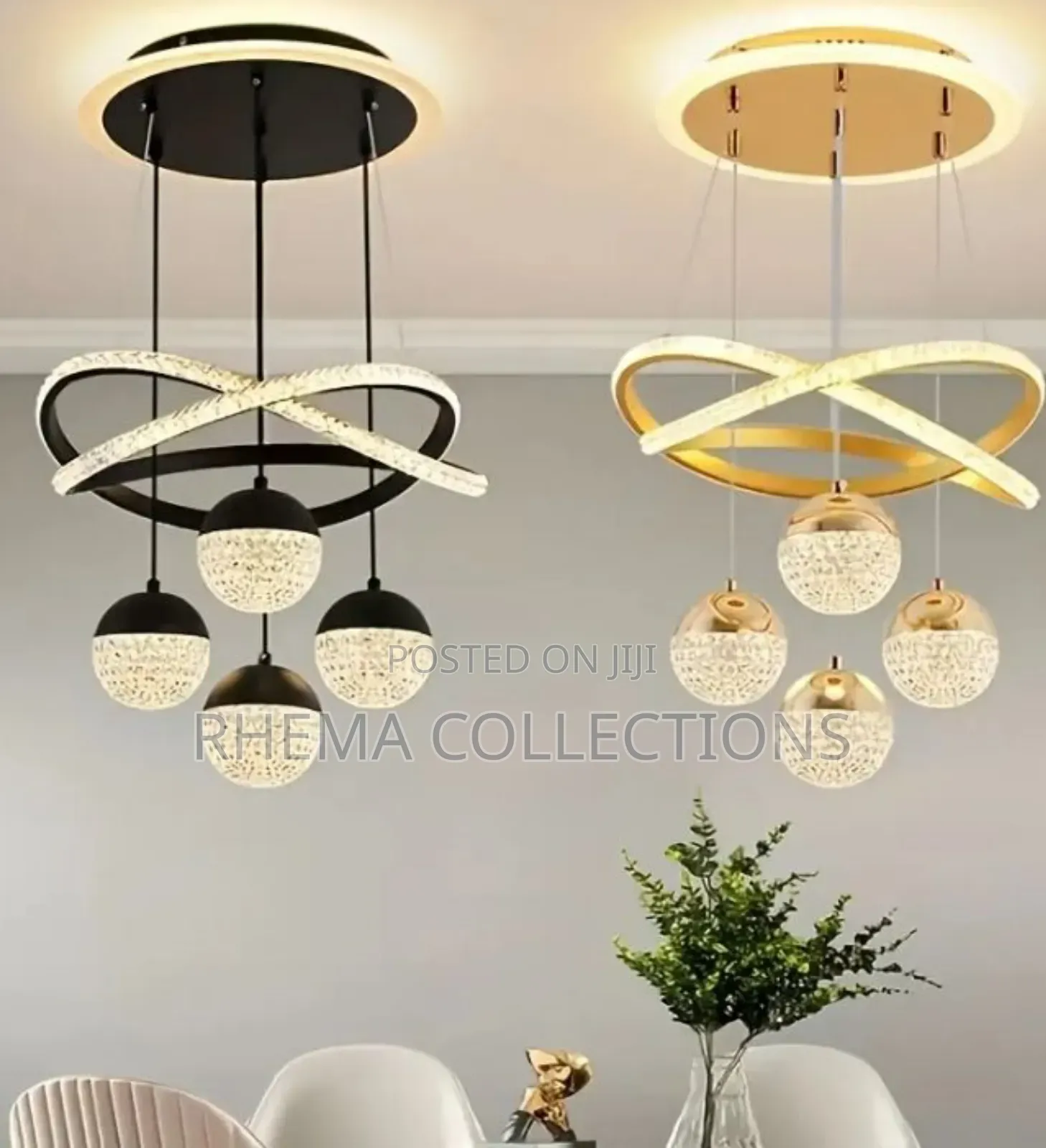 Modern Design Pendant Chandelier Light With Remote Control