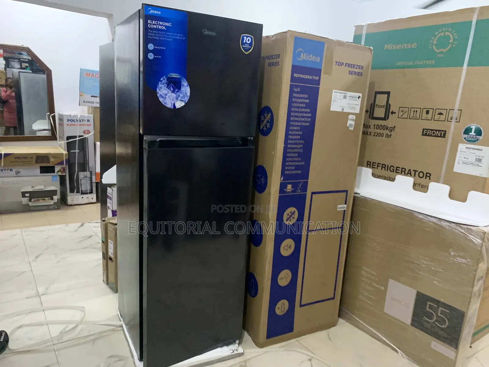 Midea Fridge – Chill Drinks, Freeze Faster