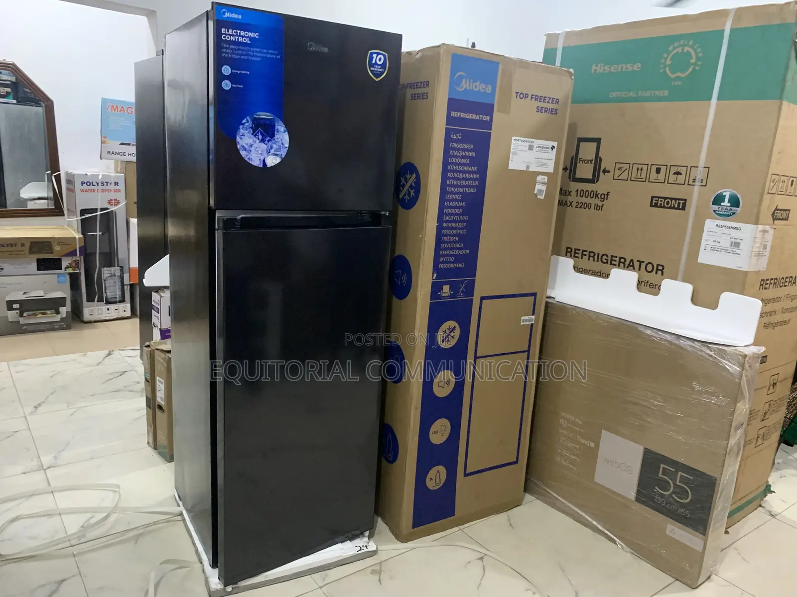 Midea Fridge – Chill Drinks, Freeze Faster