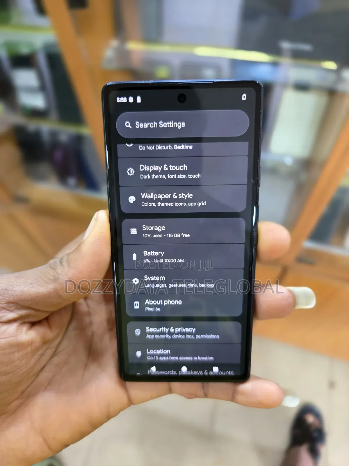Google Pixel 6a 128 GB White