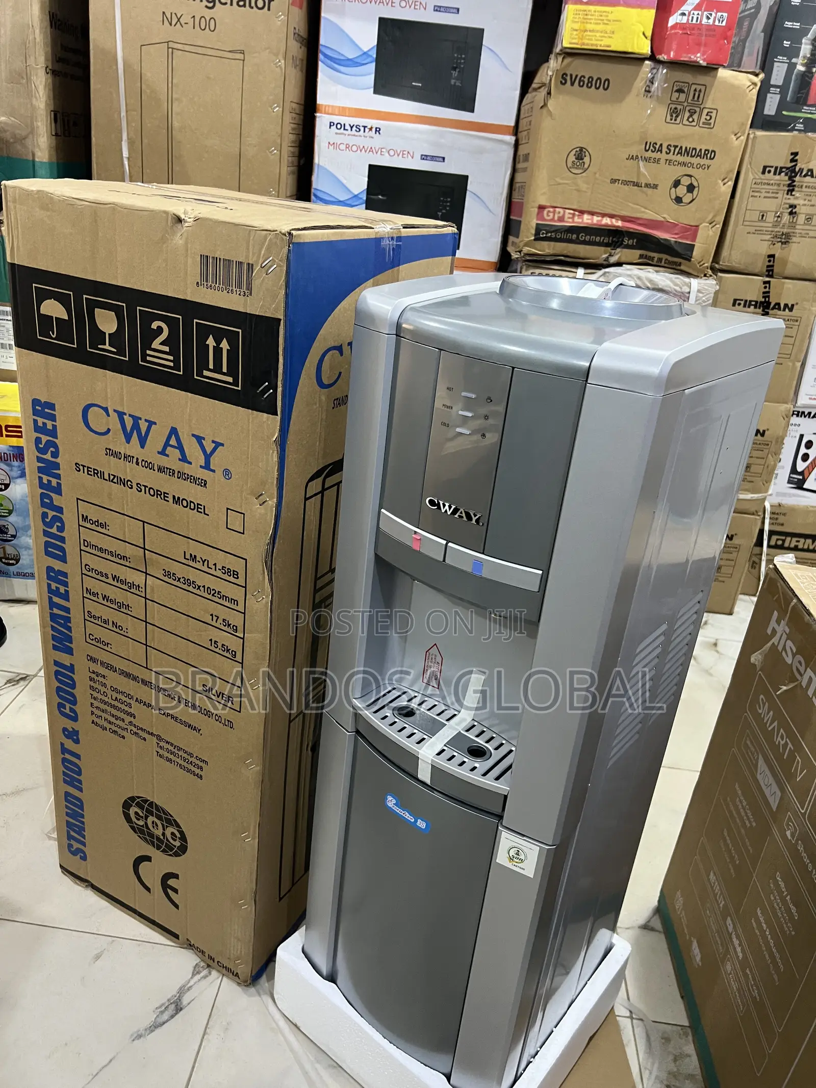 Original Cway Lm-Yl1-58b Water Dispenser With Double Tap