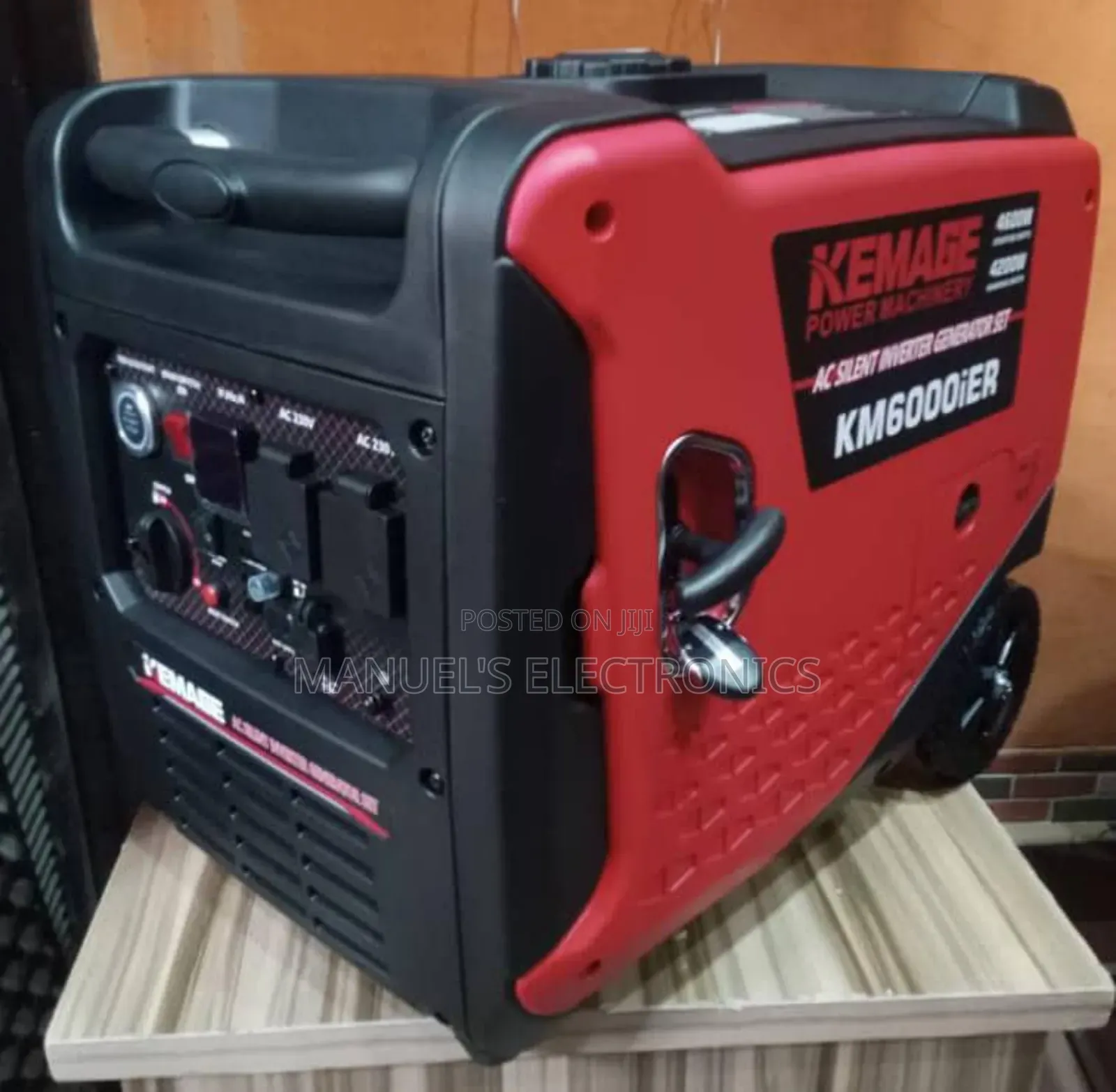 4.5kva Kemage Remote Control Petrol Soundproof Gen Low Fuel Consumptio