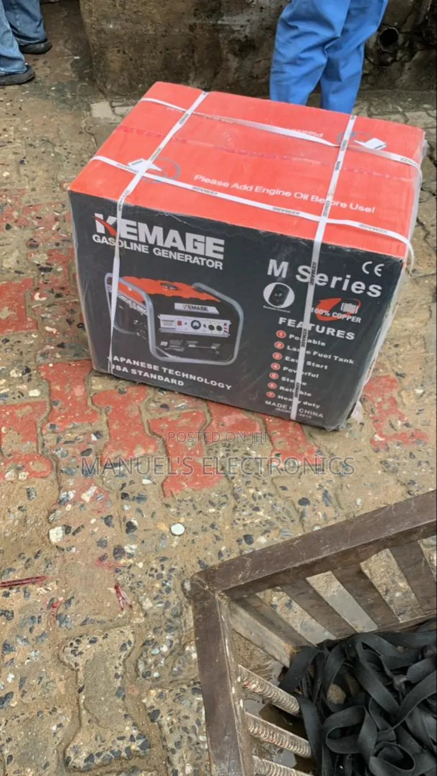 Original 4.5kva Kemage Remote Control Petrol Generator Copper Wire