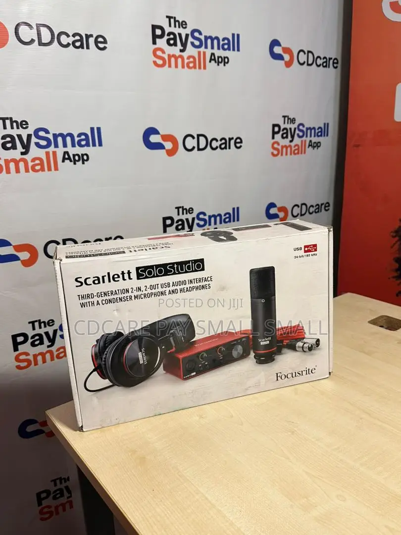 Pay Small Small Focusrite Solo Studio Bundle On Cdcare.App