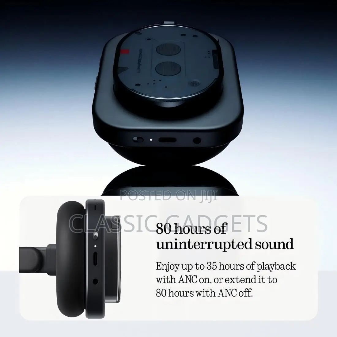 Nothing R Headphone (1) Hybrid Active Noise Cancelling Headphones