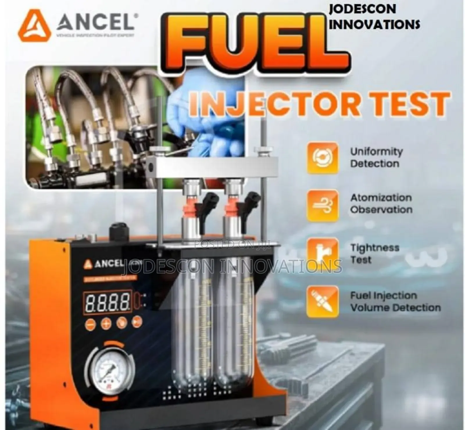 Ancel Jc200 Fuel Injector Cleaner Tester