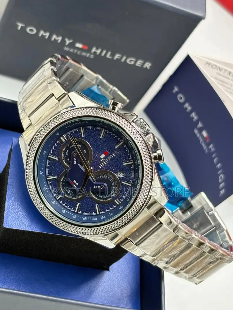 Tommy Hilfiger Quality Men Chain Strap Wristwatch