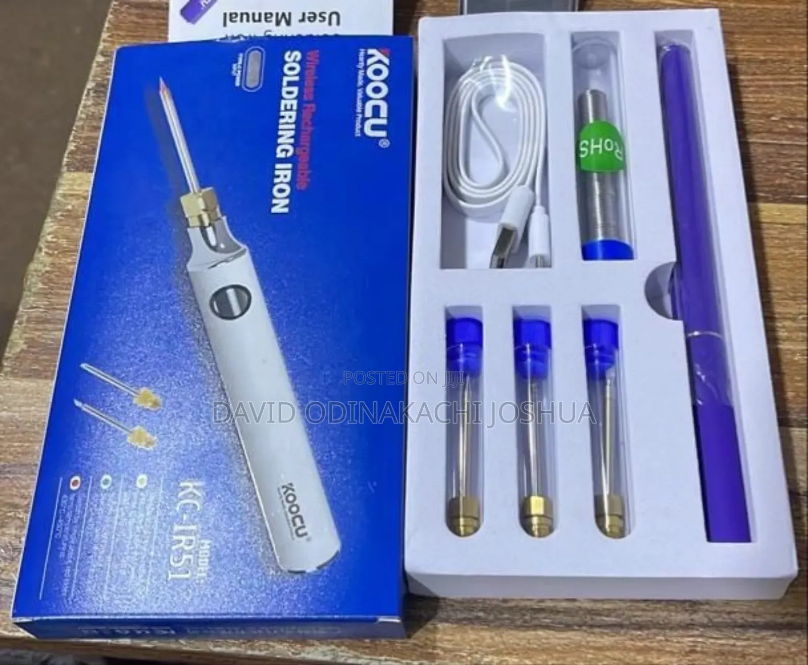 Koocu Kc-Ir52 All in One Rechargeable Usb Soldering Iron